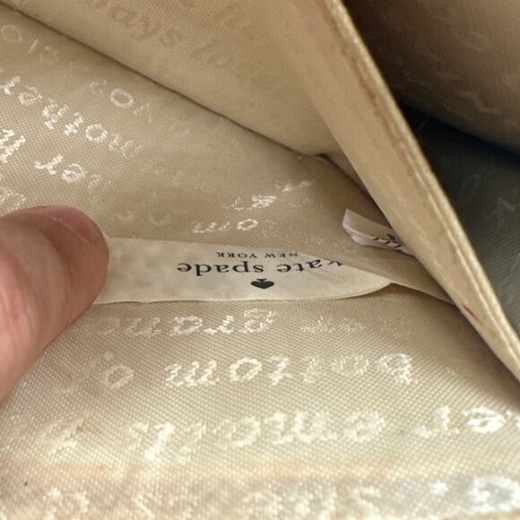 KATE SPADE New York Black and Cream / Taupe Wallet Wristlet - Picture 8 of 9